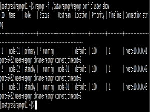 repmgr+vip实现对业务透明的高可用切换