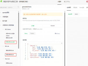 关于小程序链接_wxaurl