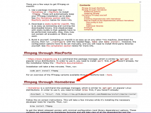 Mac OS 安装ffmpeg_ffmpeg mac