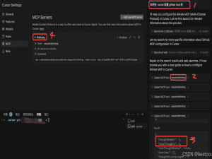 在 Cursor 中 配置 GitHub MCP Server_cursor github mcp