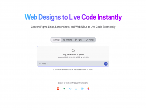 效率革命！CopyWeb.Design 上线「设计即代码」神器，解放前端生产力！_直接设计页面自动转换成网页代码的
