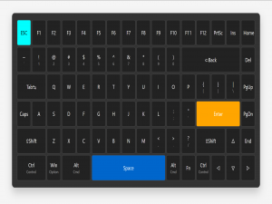 闲来无事，用HTML+CSS+JS打造一个84键机械键盘模拟器_前端模拟键盘