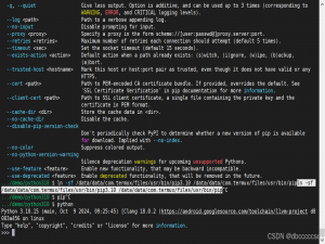 Termux 中安装指定版本的 Python（例如 Python 3.10）_termux安装python3.10