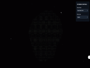学习threejs，使用EffectComposer后期处理组合器（采用RenderPass、UnrealBloomPass、FilmPass渲染通道），实现交互式 3D blob_交互式3D blob实现教程