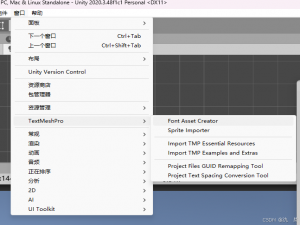 Unity: TextMeshPro生成中文字体（附3.5k,7k,2w常用字集）_unity中文字体包