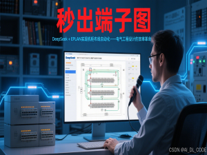 「自然语言驱动生产力」17. 秒出端子图：DeepSeek+EPLAN实现机柜布线自动化——电气工程设计的效率革命_eplan+deepseek