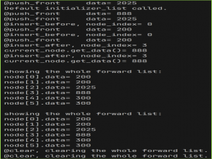 用 C++ 创建单向链表 forward list