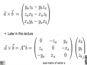 GAMES101 lec2-数学基础1（线性代数）