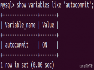 MySQL——事务_mysql事务测试