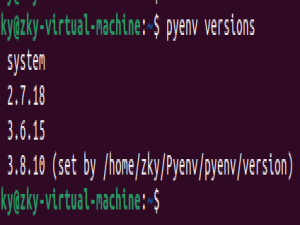 【Ubuntu】【pyenv】【python】基于pyenv的python版本管理模式下，对于特定python版本开发环境的要求下相关设置_ubuntu pyenv