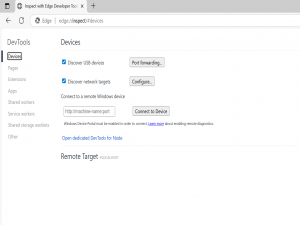 使用浏览器inspect调试wx小程序