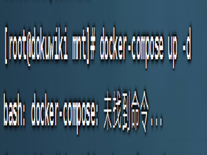 docker-compose:未找到命令的检查步骤和修复