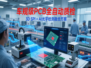 【基于C# + HALCON的工业视系统开发实战】二十六、车规级PCB全自动质检：3D SPI+AI光学检测融合方案