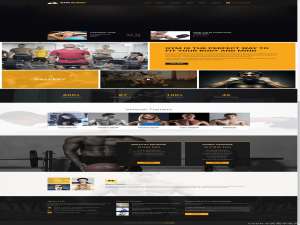 健身训练中心网站制作#网页设计 #网站建设 #公司网站建设