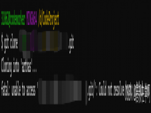 解决git clone报错：fatal unable to access xxx. Could not resolve host github.com_unable to access \'\' could not resolve host