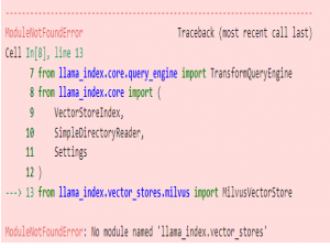 ModuleNotFoundError: No module named ‘llama_index.vector_stores‘解决方案