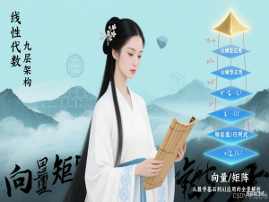 【AI基础：数学 】1、线性代数九层架构：从数学基石到AI应用的全景解析