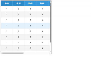 前端：普通表格固定行列_html table 固定列