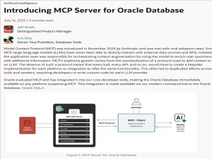 Oracle MCP本地部署测试