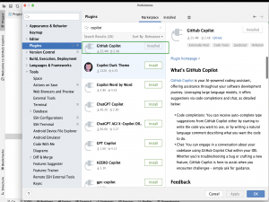 IDEA 安装AI代码助手GitHub Copilot和简单使用体验_idea github copilot