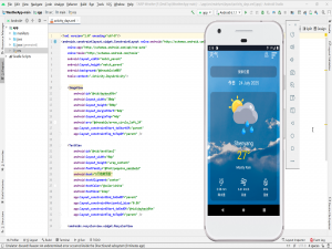 网络资源模板--基于Android Studio 实现的天气预报App
