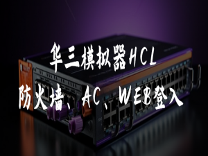 【华三】华三模拟器HCL防火墙、AC和交换机的Web登入_华三交换机模拟器