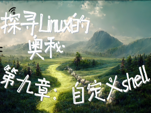 【寻找Linux的奥秘】第九章：自定义SHELL