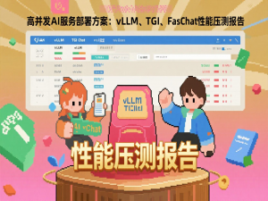 高并发AI服务部署方案：vLLM、TGI、FastChat性能压测报告_confidencemonitor vllm