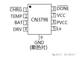 CN3798-2A 降压型单节锂电池充电芯片