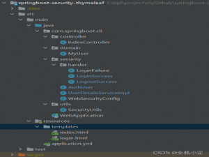 Security自定义账号密码验证+thymeleaf登录案例（附带网页案例及源码下载）