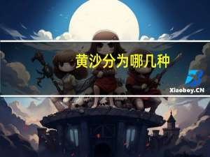 黄沙分为哪几种