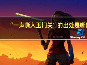 “一声嘶入玉门关”的出处是哪里