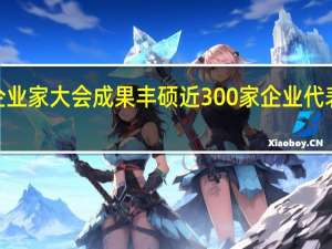 “一带一路”企业家大会成果丰硕 近300家企业代表现场签订合作意向