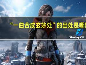 “一曲合成玄妙处”的出处是哪里