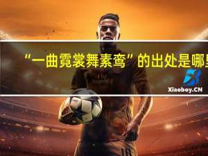 “一曲霓裳舞素鸾”的出处是哪里