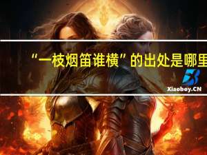 “一枝烟笛谁横”的出处是哪里