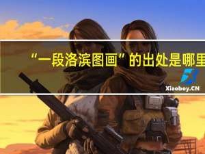 “一段洛滨图画”的出处是哪里