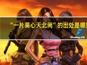 “一片葵心天北阙”的出处是哪里