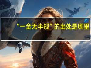 “一金无半规”的出处是哪里