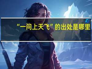 “一问上天飞”的出处是哪里