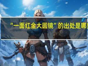 “一面红金大圆镜”的出处是哪里