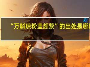 “万斛琼粉盖颇黎”的出处是哪里
