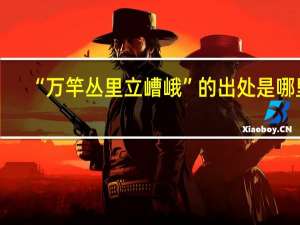 “万竿丛里立嶆峨”的出处是哪里
