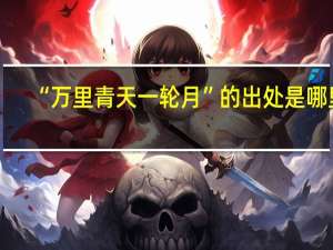 “万里青天一轮月”的出处是哪里