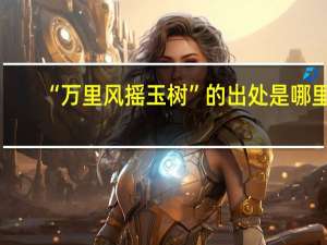 “万里风摇玉树”的出处是哪里