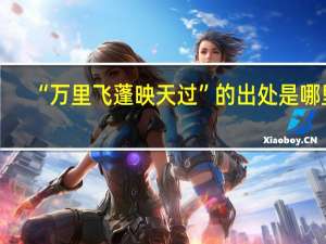 “万里飞蓬映天过”的出处是哪里