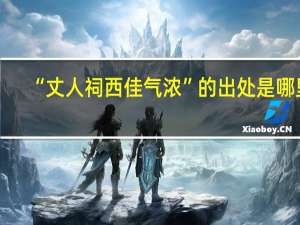 “丈人祠西佳气浓”的出处是哪里