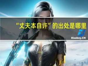 “丈夫本自许”的出处是哪里