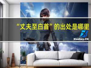 “丈夫至白首”的出处是哪里
