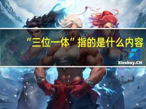 “三位一体”指的是什么内容